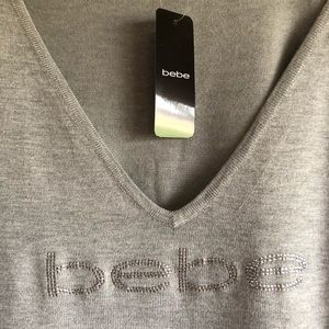Bebe XL Women’s Grey Sweater